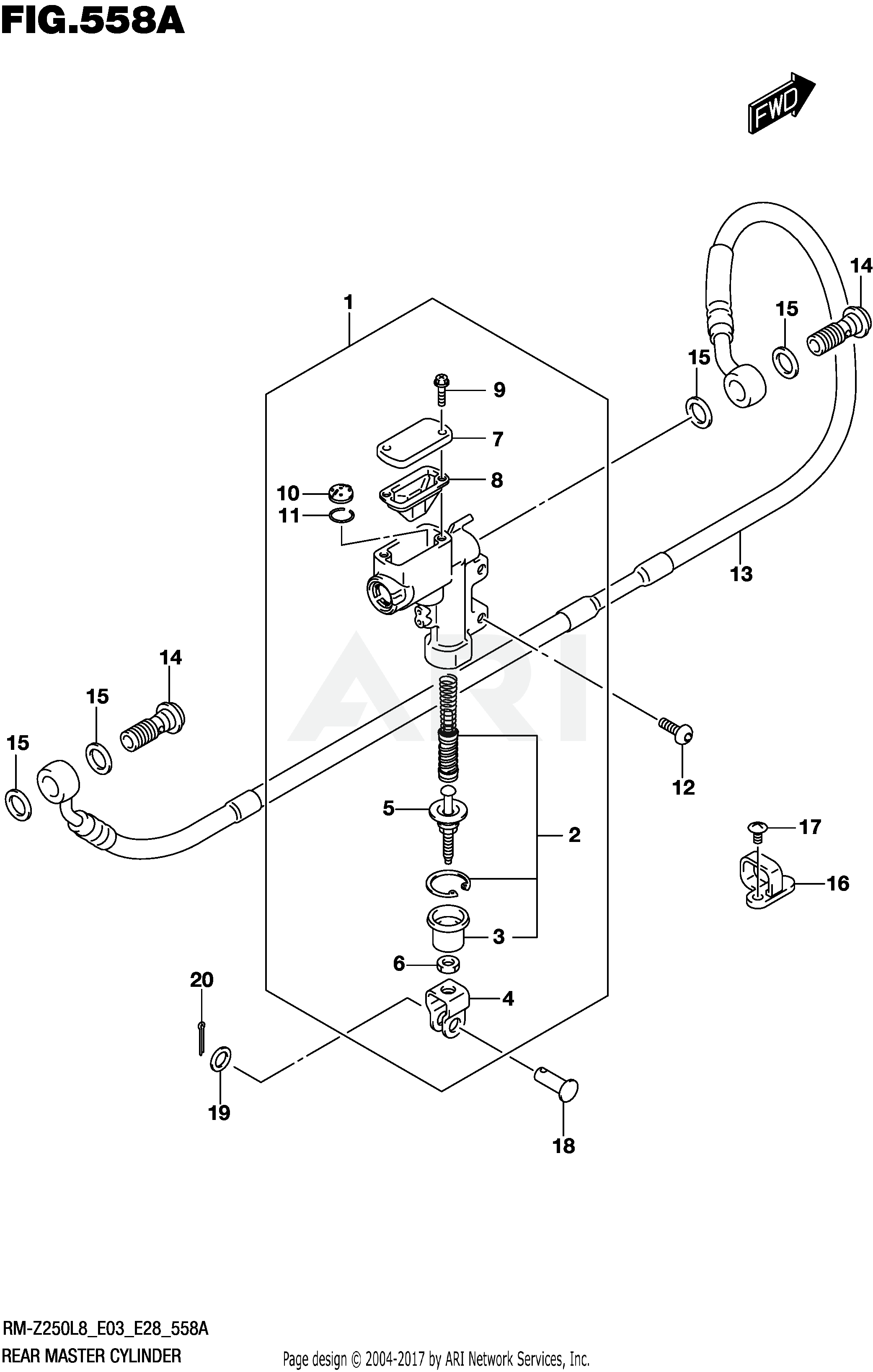 REAR MASTER CYLINDER