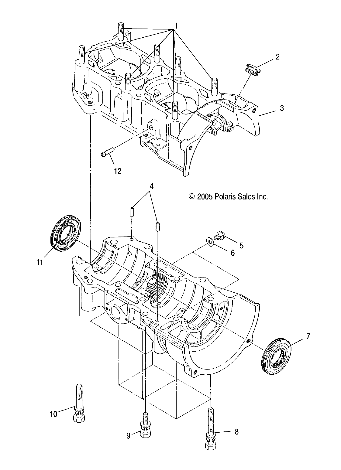 CRANKCASE - S06SU4BS (4997559755C06)