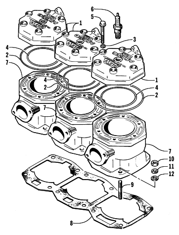 CYLINDER AND HEAD ASSEMBLY