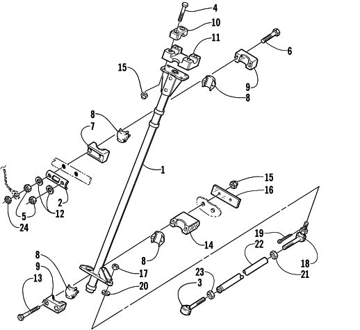 STEERING POST ASSEMBLY