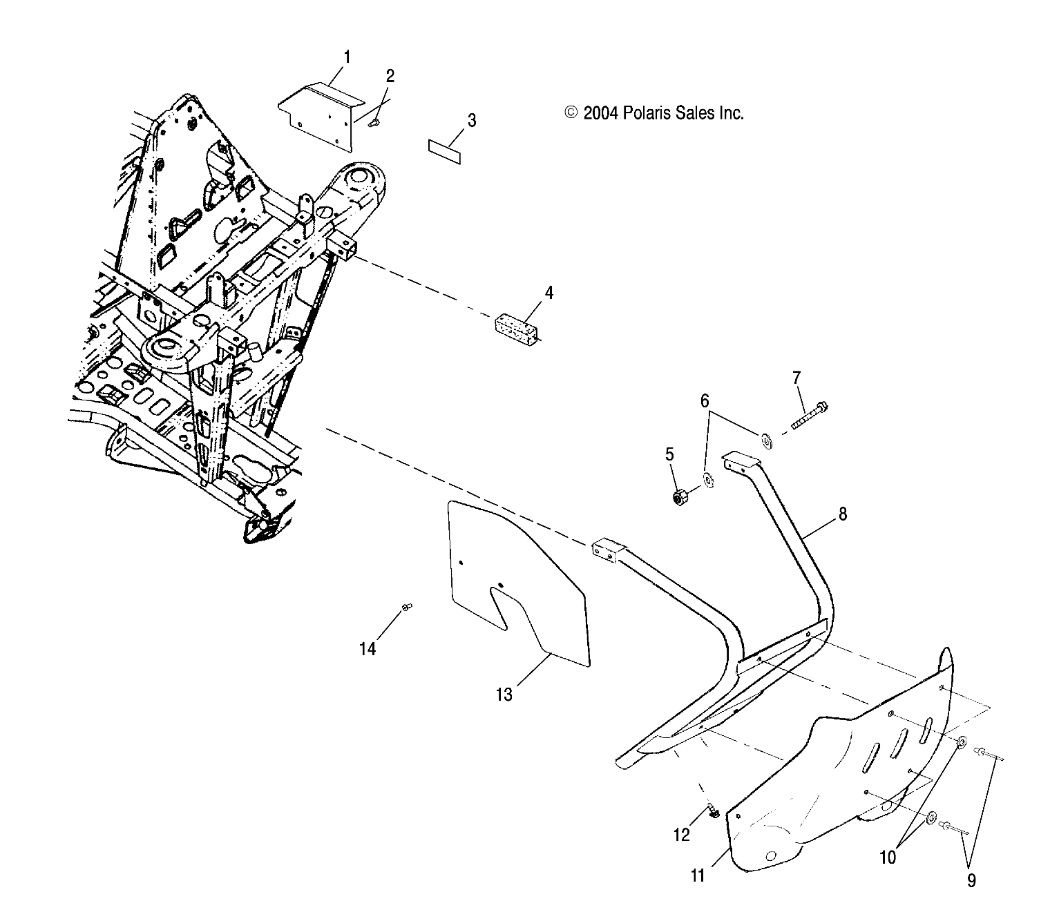 FRONT BUMPER and SHIELDS - A05BA25CA/CB (4994739473A05)