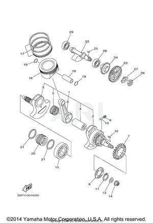 CRANKSHAFT PISTON