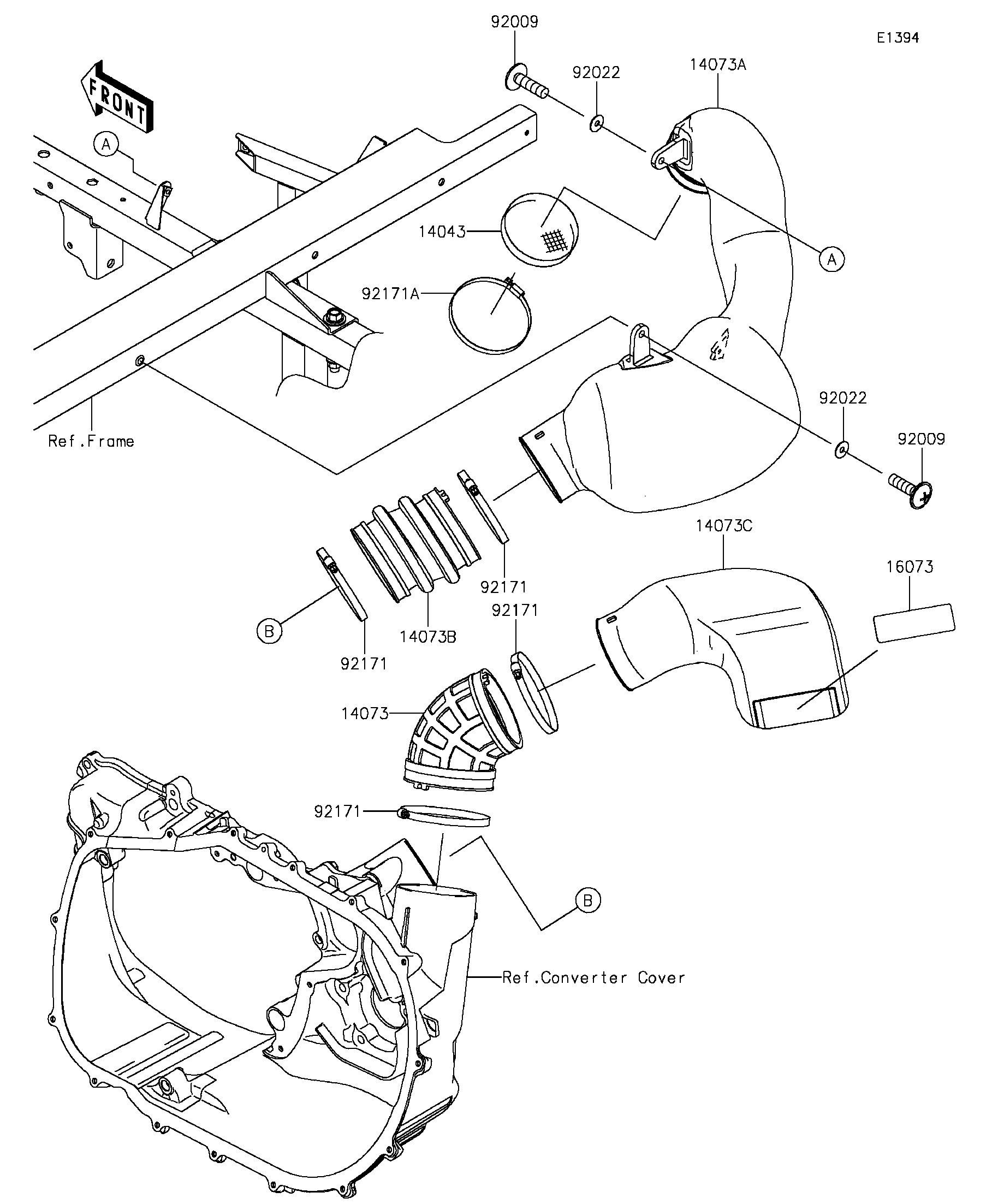 Air Cleaner-Belt Converter