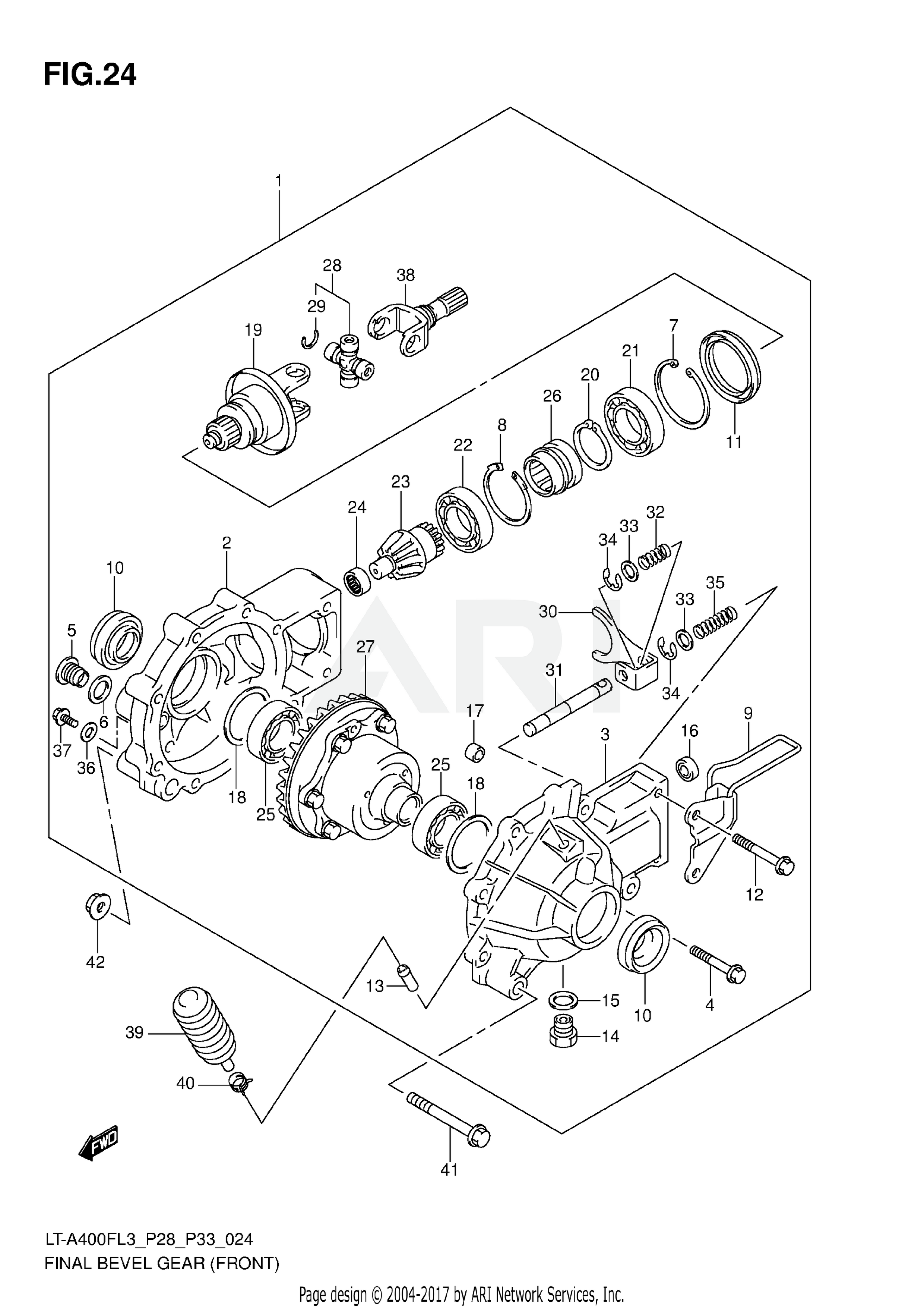 FINAL BEVEL GEAR (FRONT)