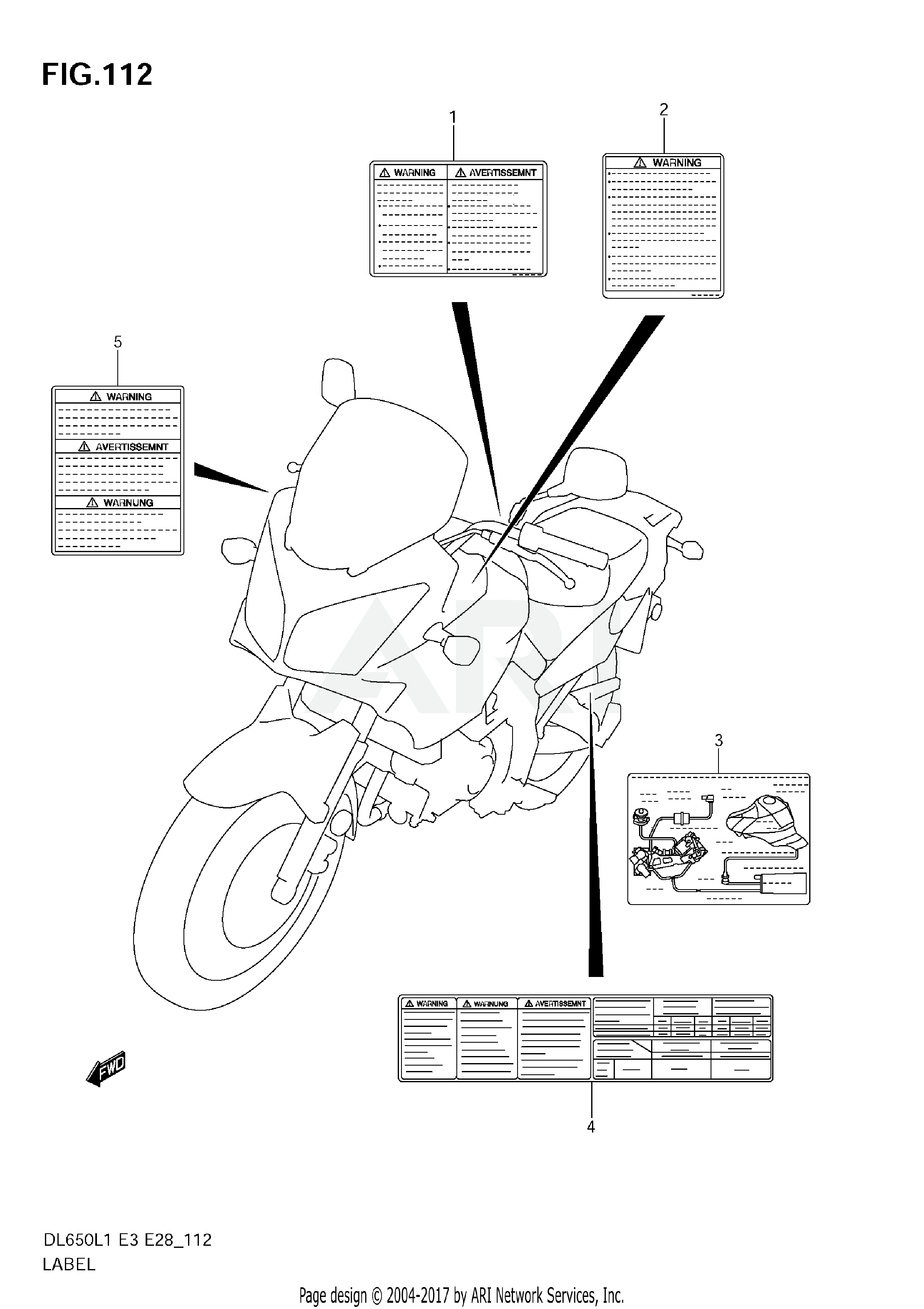 LABEL (DL650A L1 E28)