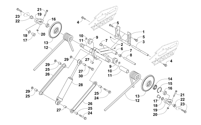 REAR SUSPENSION REAR ARM ASSEMBLY