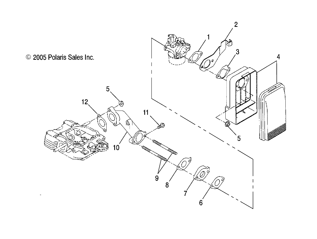 ENGINE, INTAKE - S07WB1AS/AE (4997579757B05)