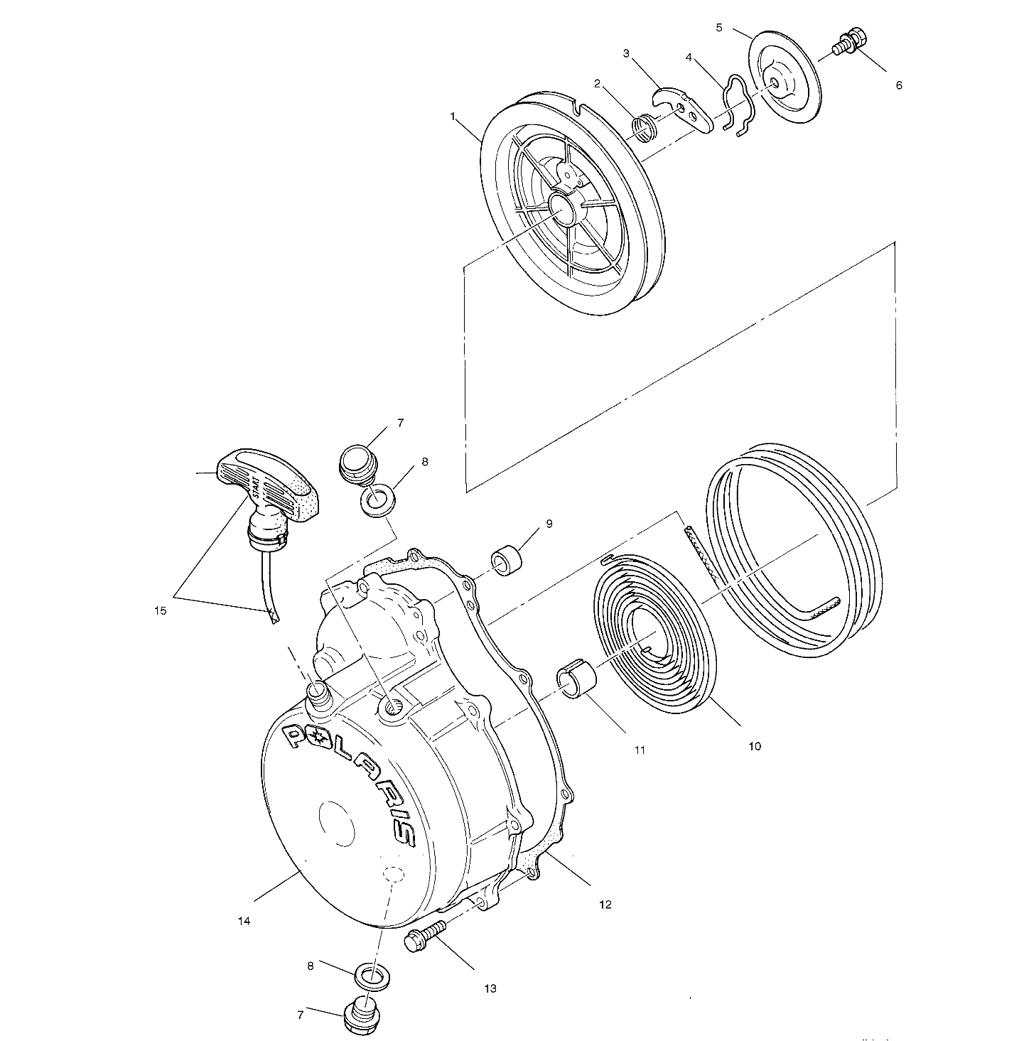 RECOIL STARTER - A02CH42AA (4968536853D11)