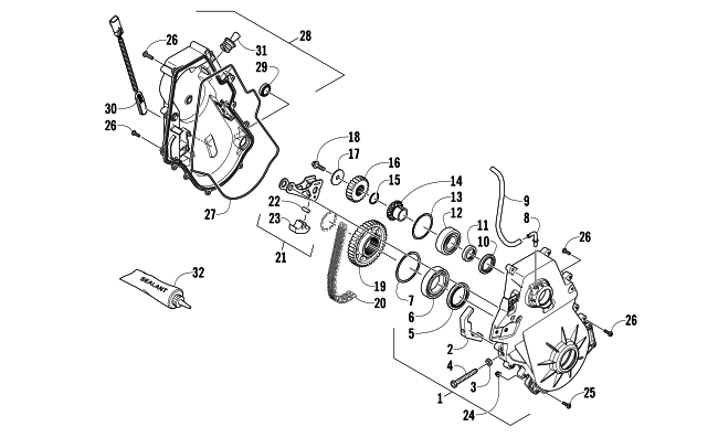 CHAIN CASE ASSEMBLY