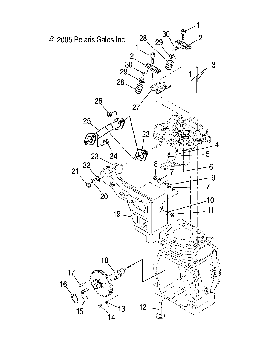 ENGINE, EXHAUST - S09WB1AS/AE (4997579757B04)