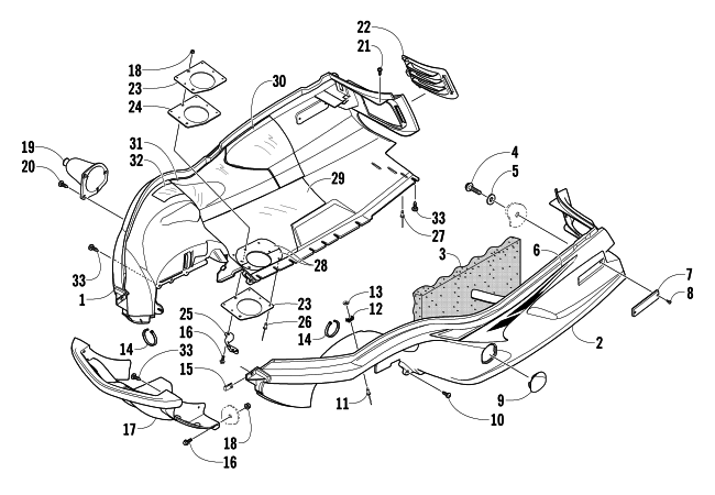 BELLY PAN AND FRONT BUMPER ASSEMBLY