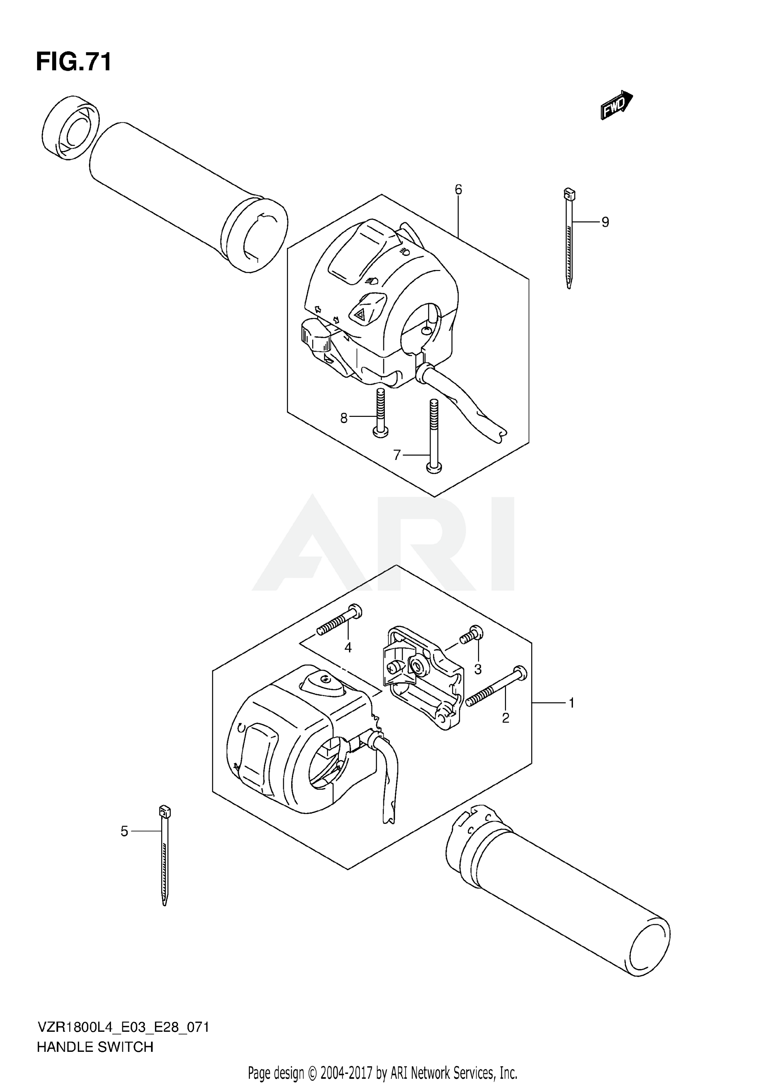 HANDLE SWITCH (VZR1800ZL4 E33)