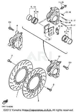 FRONT BRAKE CALIPER