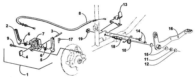 MECHANICAL BRAKE ASSEMBLY