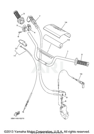 STEERING HANDLE CABLE