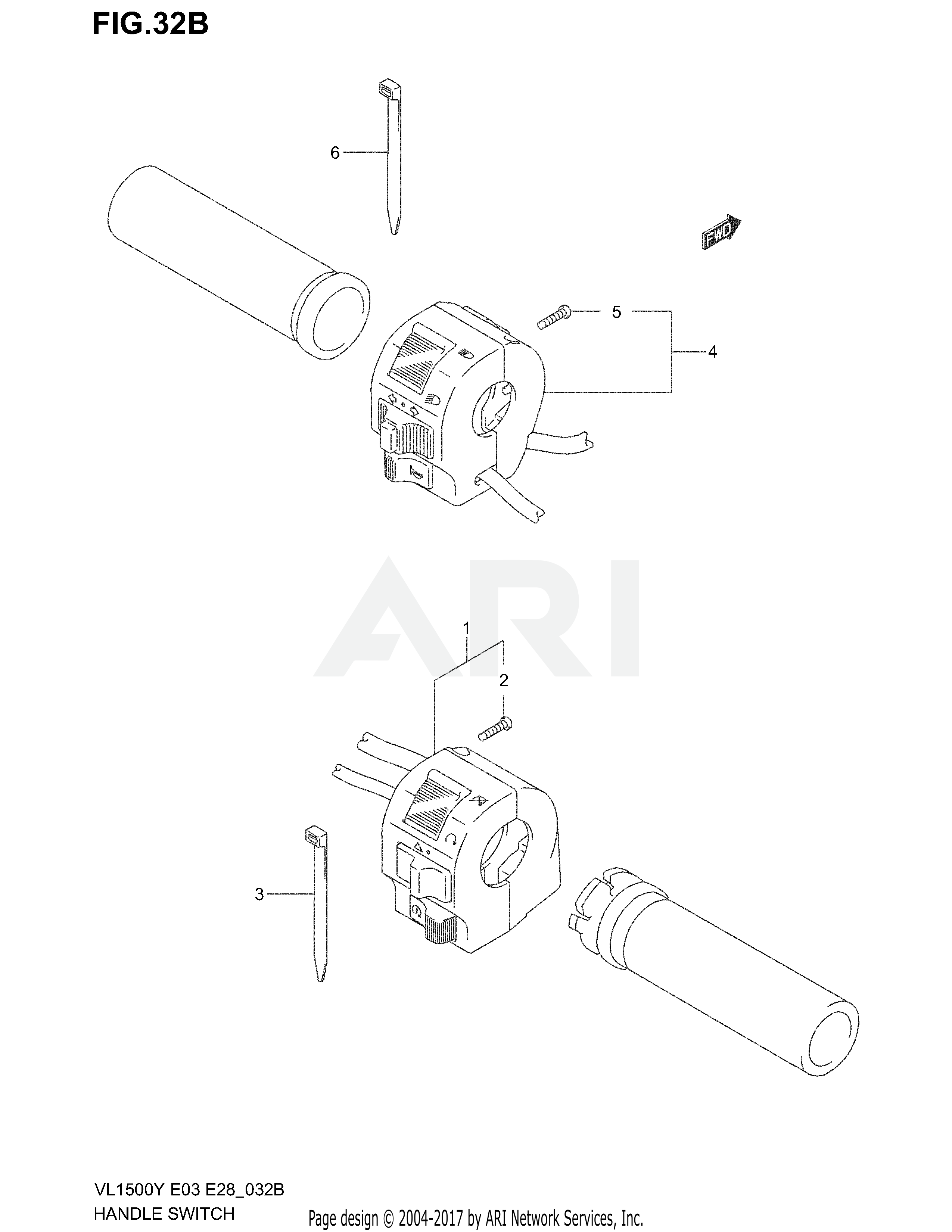 HANDLE SWITCH (MODEL K4)