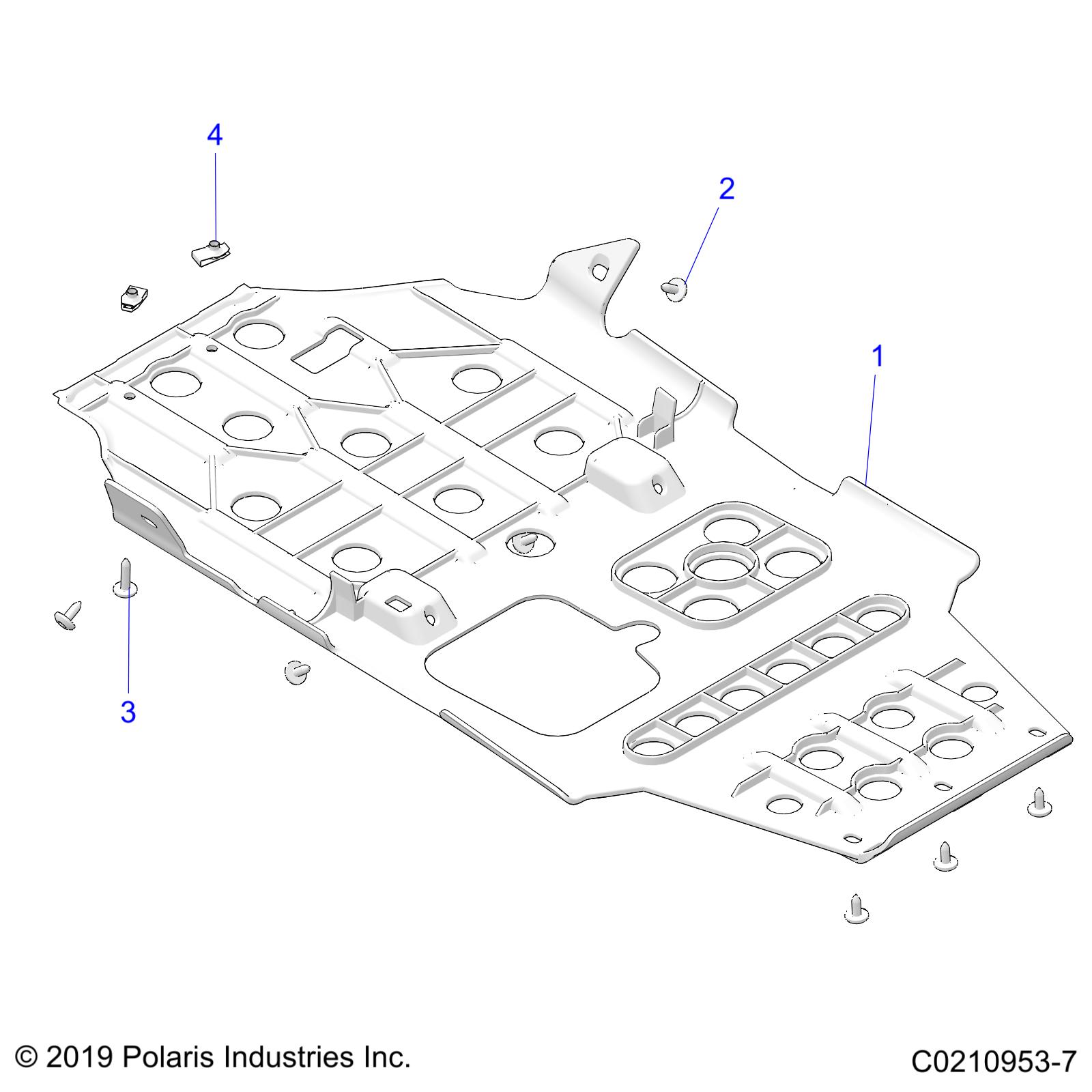 BODY, SKID PLATES - A20SGE95AK (C0210953-7)