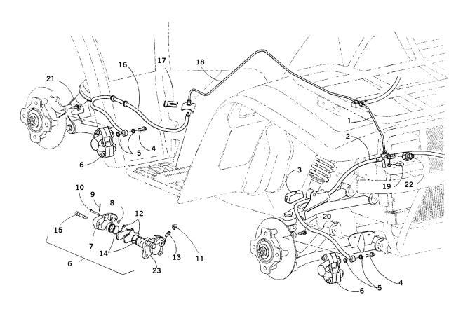 HYDRAULIC BRAKE ASSEMBLY