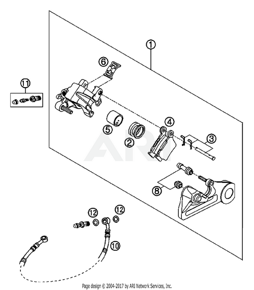 Brake Caliper Rear