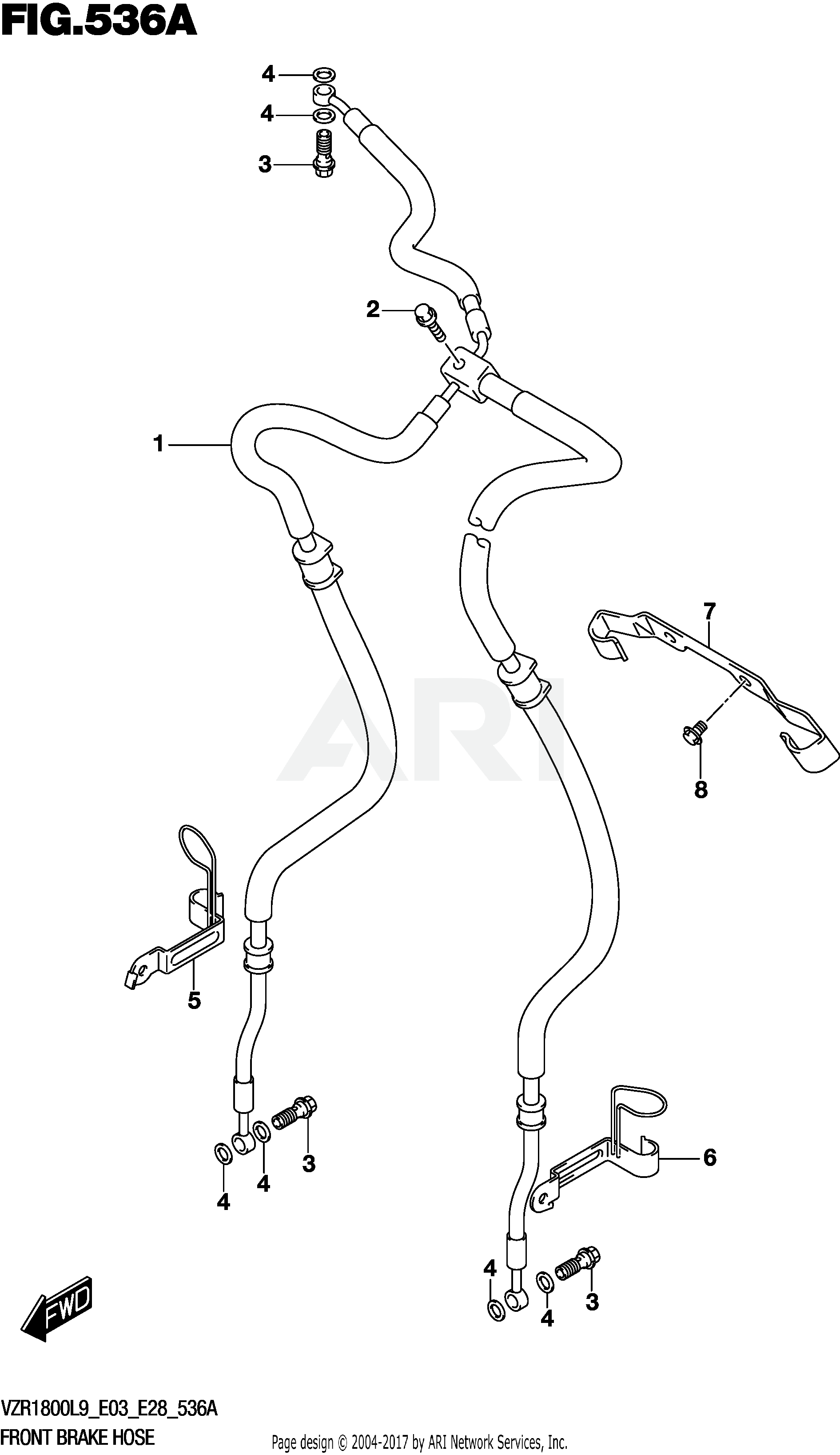 FRONT BRAKE HOSE