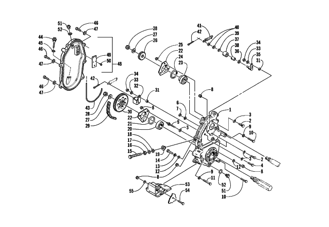 DRIVE/DROPCASE ASSEMBLY