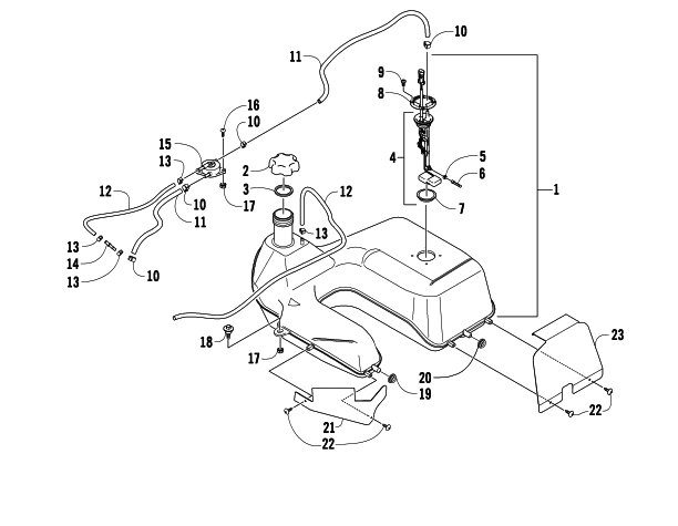 GAS TANK ASSEMBLY