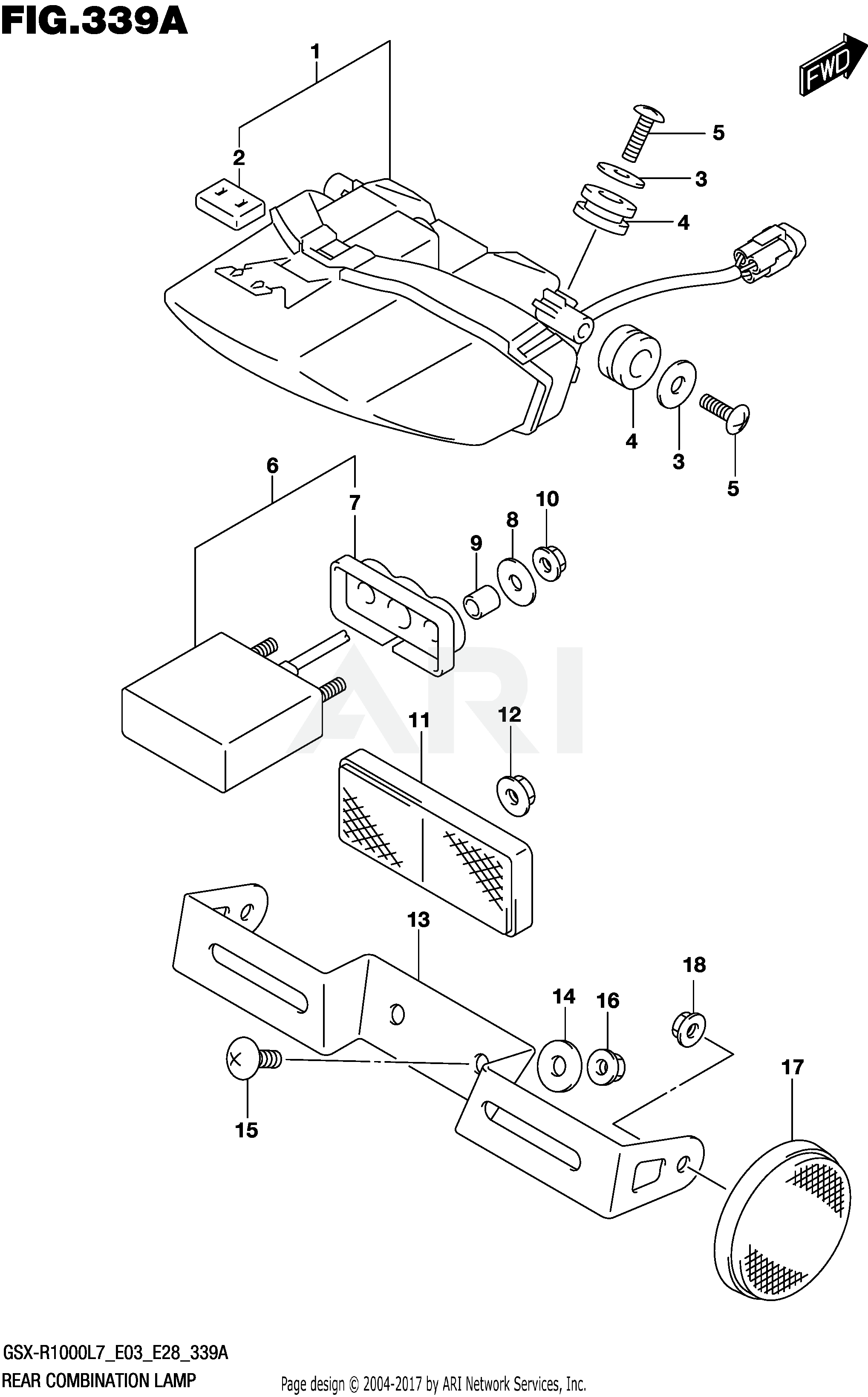 REAR COMBINATION LAMP