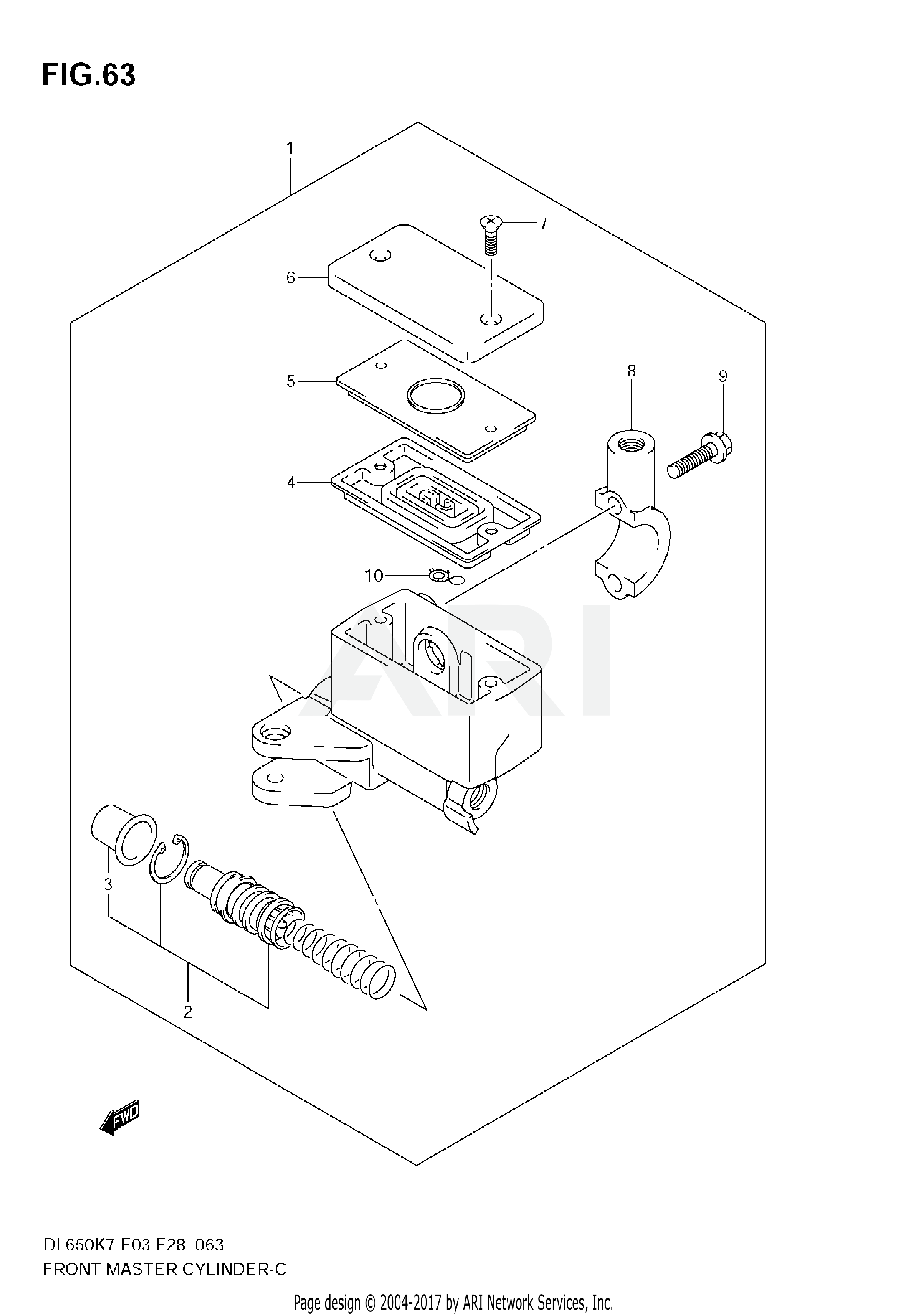 FRONT MASTER CYLINDER