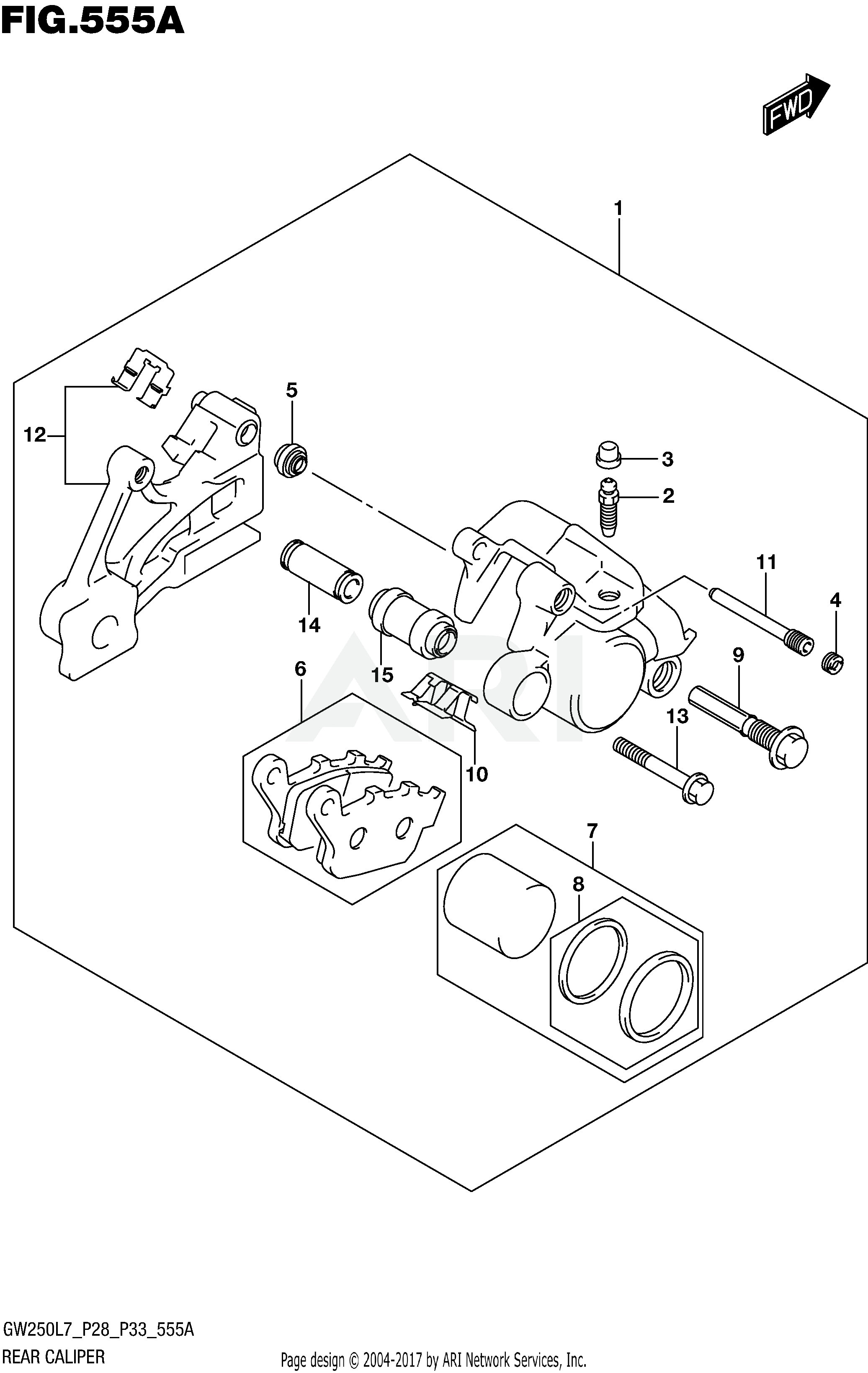 REAR CALIPER