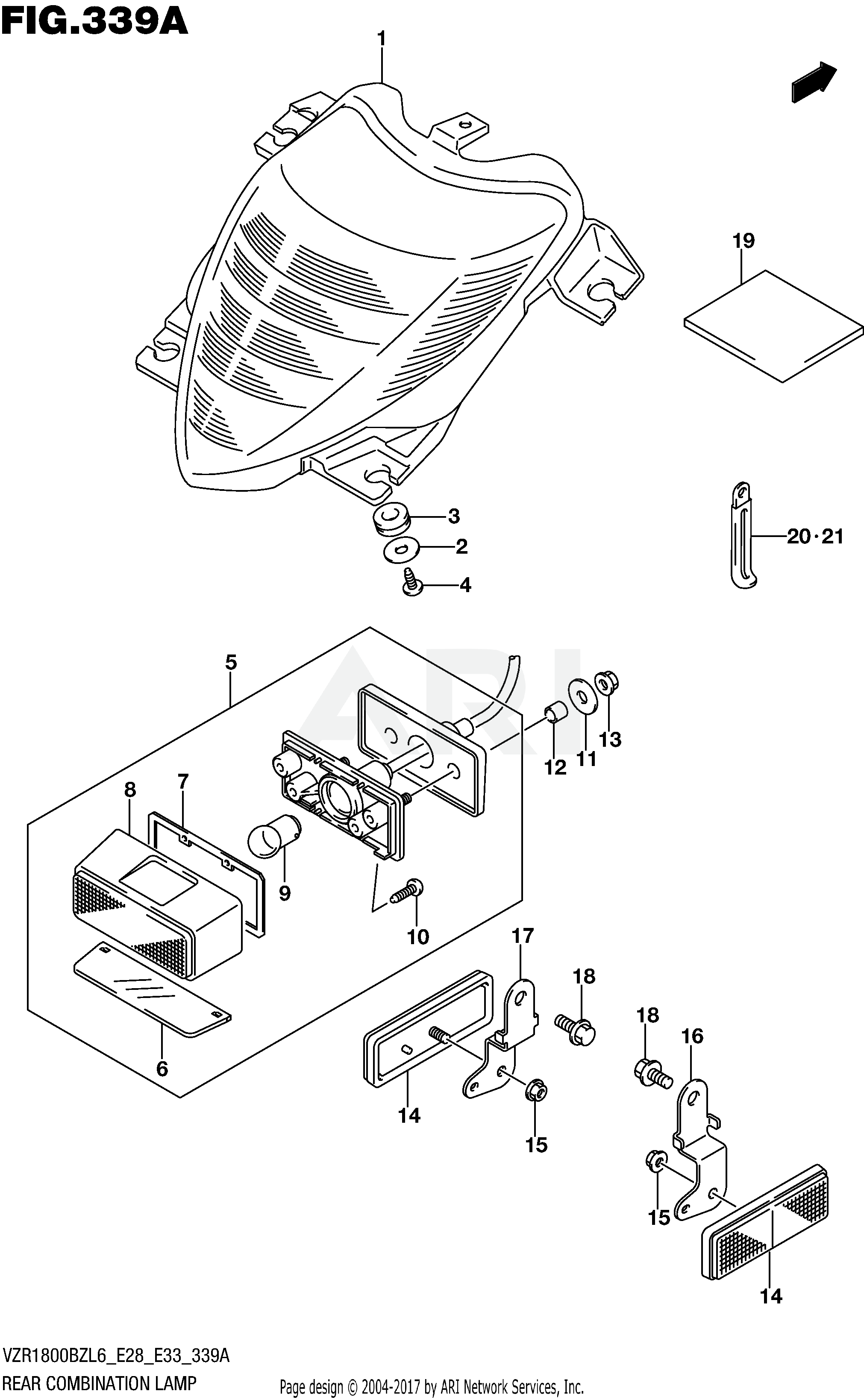 REAR COMBINATION LAMP