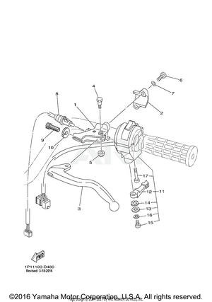 HANDLE SWITCH LEVER