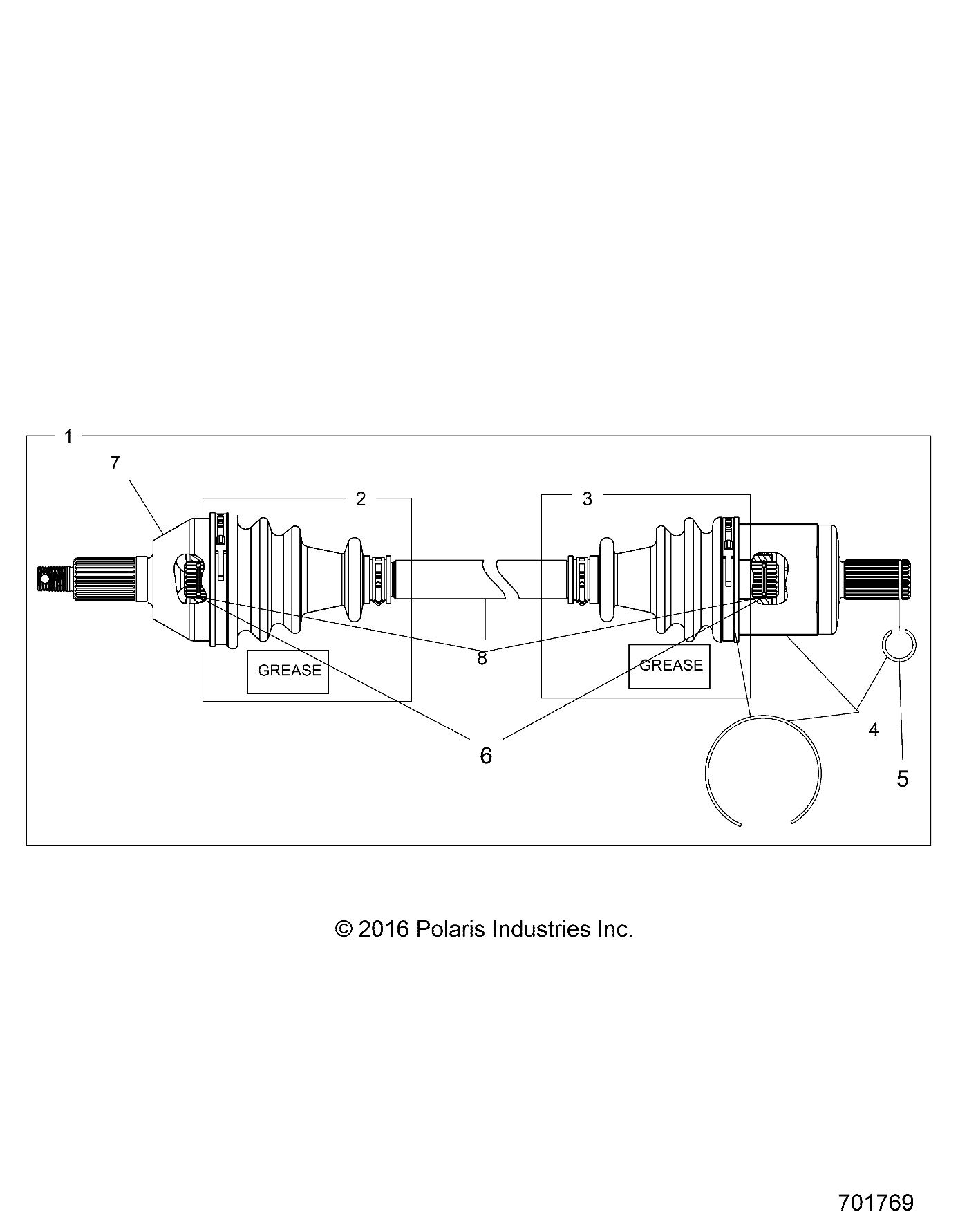 DRIVE TRAIN, FRONT DRIVE SHAFT - R18RMAL4G9 (701769)