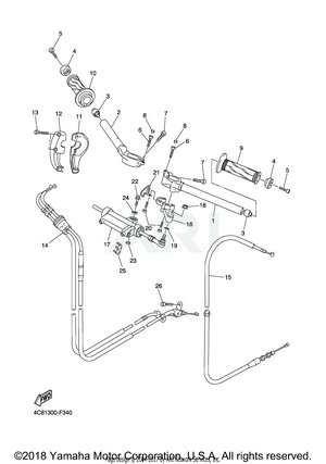 STEERING HANDLE CABLE