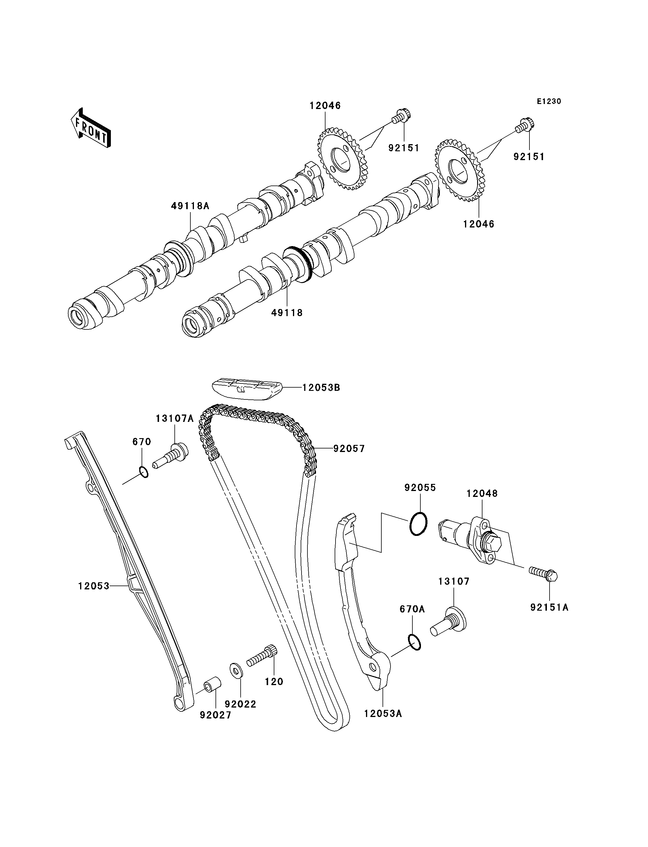 Camshaft(s)/Tensioner