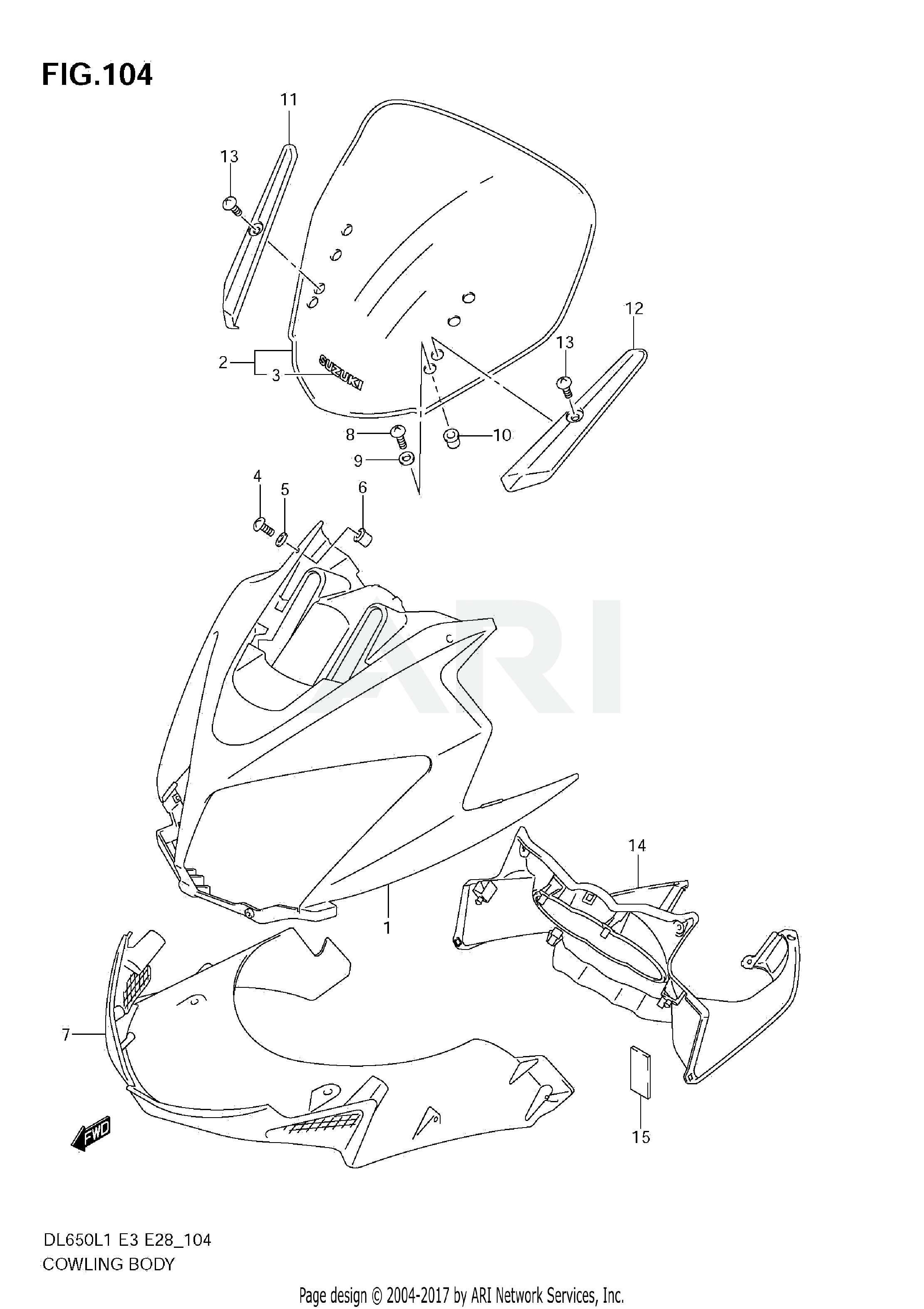 COWLING BODY