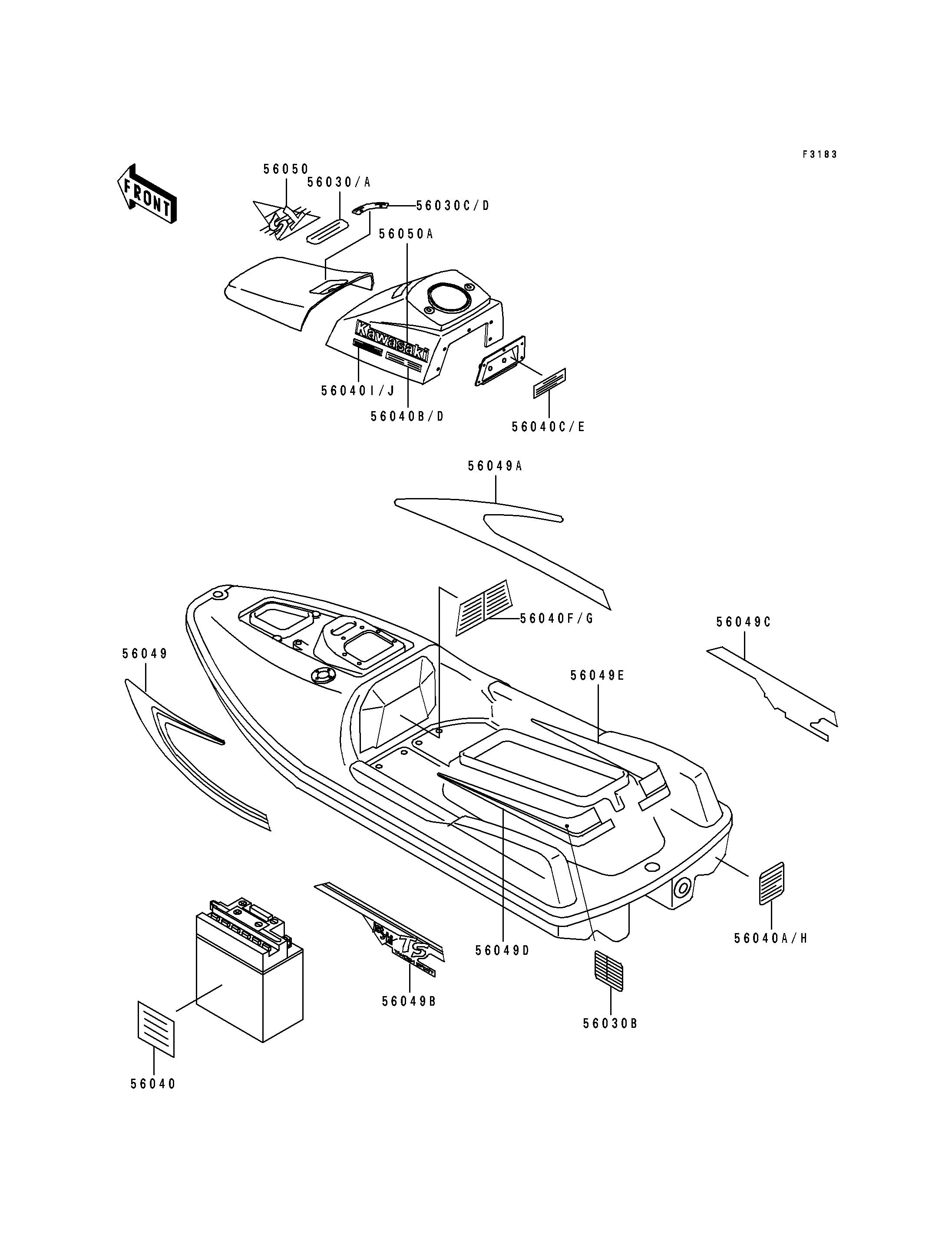 Labels(JF650-B3/B4)