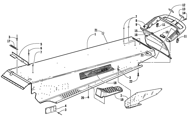 TUNNEL AND REAR BUMPER