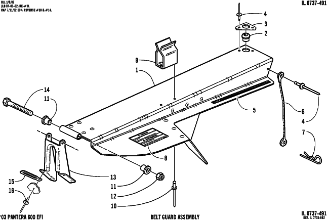 BELT GUARD ASSEMBLY