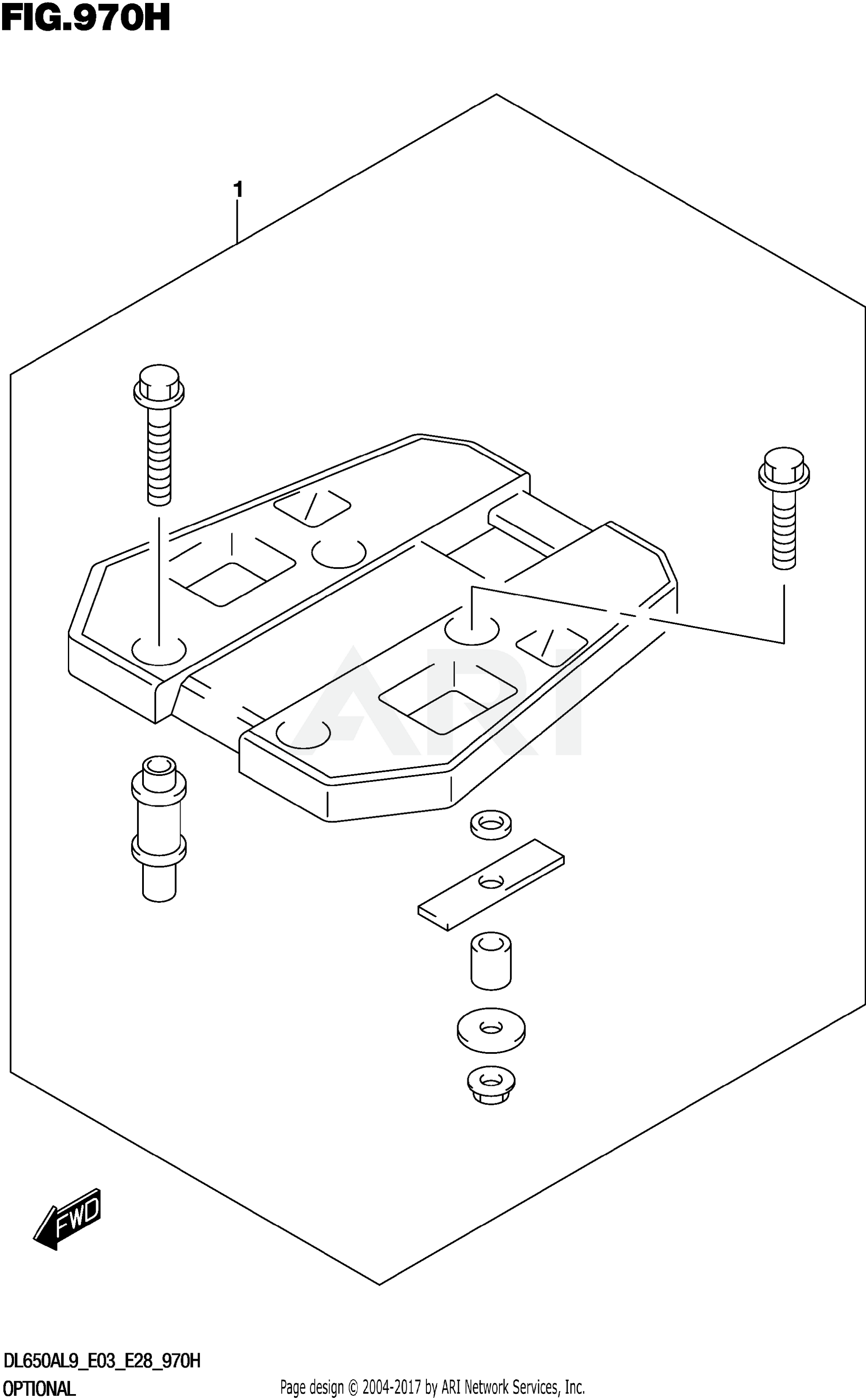 OPTIONAL (TOP CASE BRACKET SET)