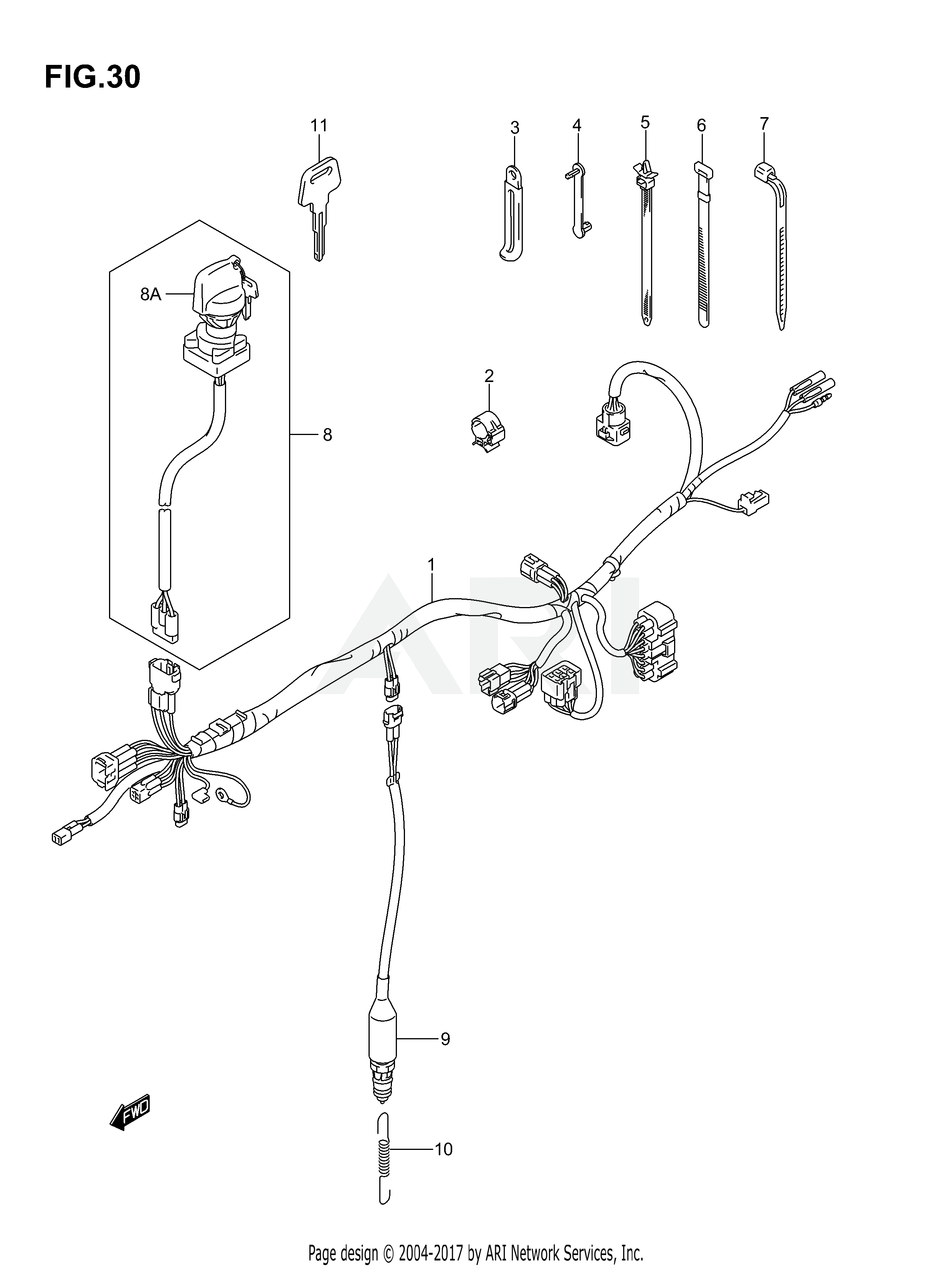 WIRING HARNESS (MODEL K3)