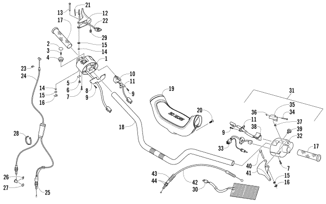 HANDLEBAR AND CONTROLS