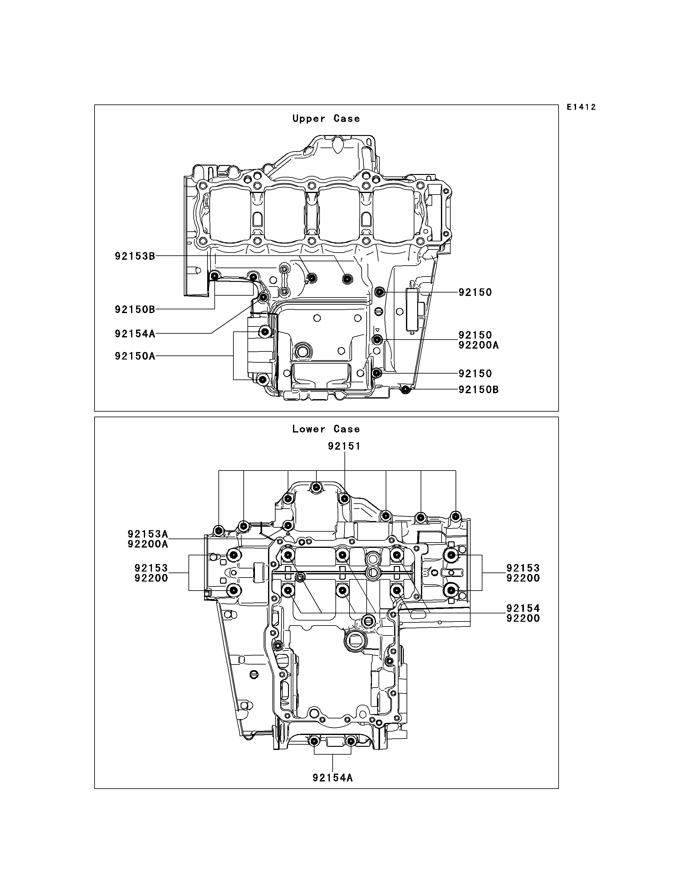 Crankcase Bolt Pattern