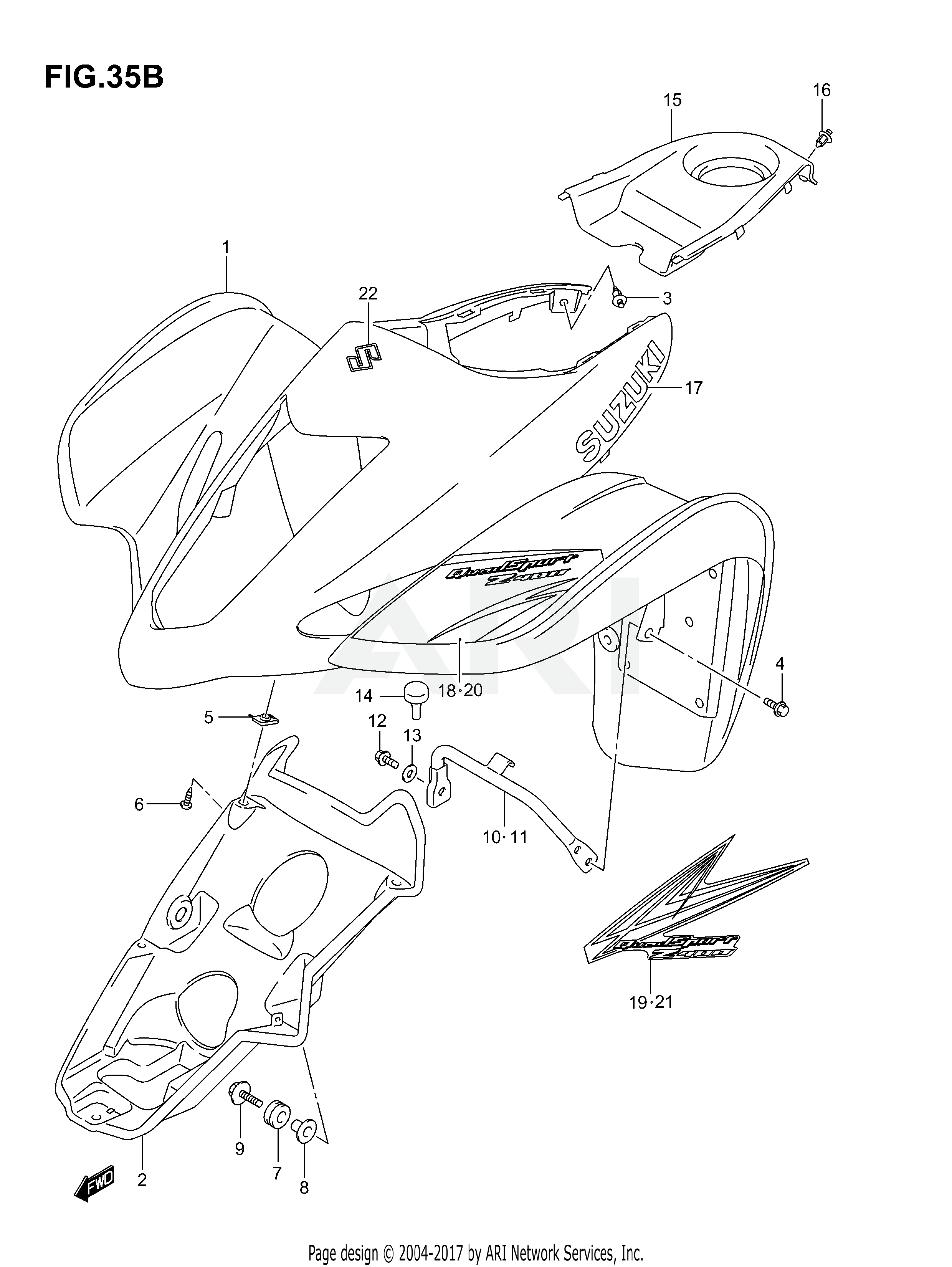 FRONT FENDER (MODEL K7)