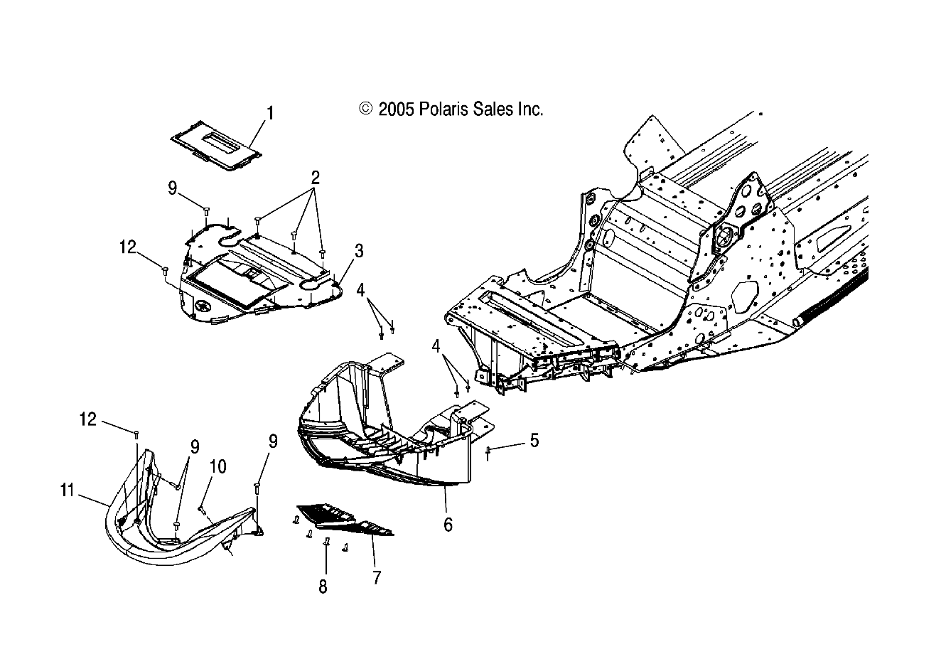 BUMPER, FRONT and NOSEPAN - S06PS7FS (4997479747A07)