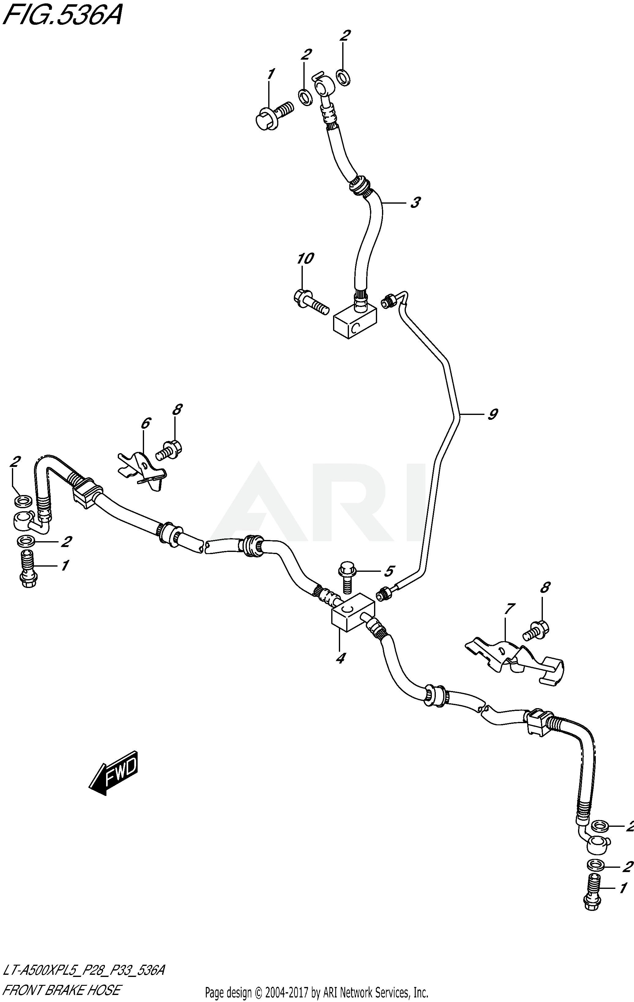 FRONT BRAKE HOSE