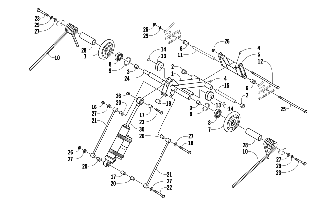 REAR SUSPENSION REAR ARM ASSEMBLY