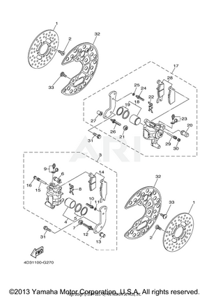 FRONT BRAKE CALIPER