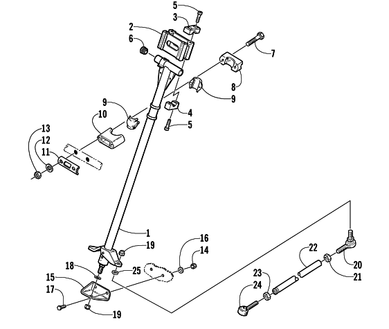 STEERING POST ASSEMBLY