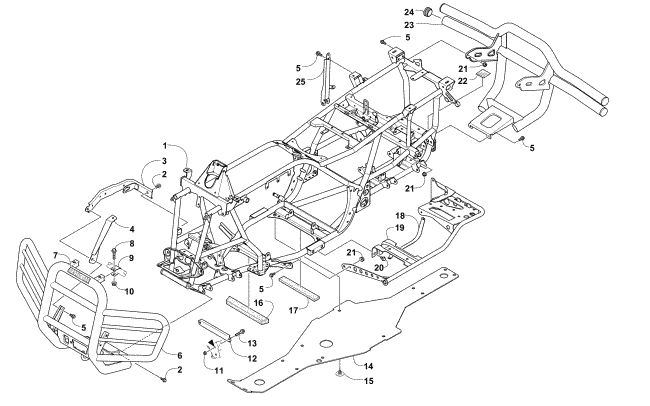 FRAME AND RELATED PARTS