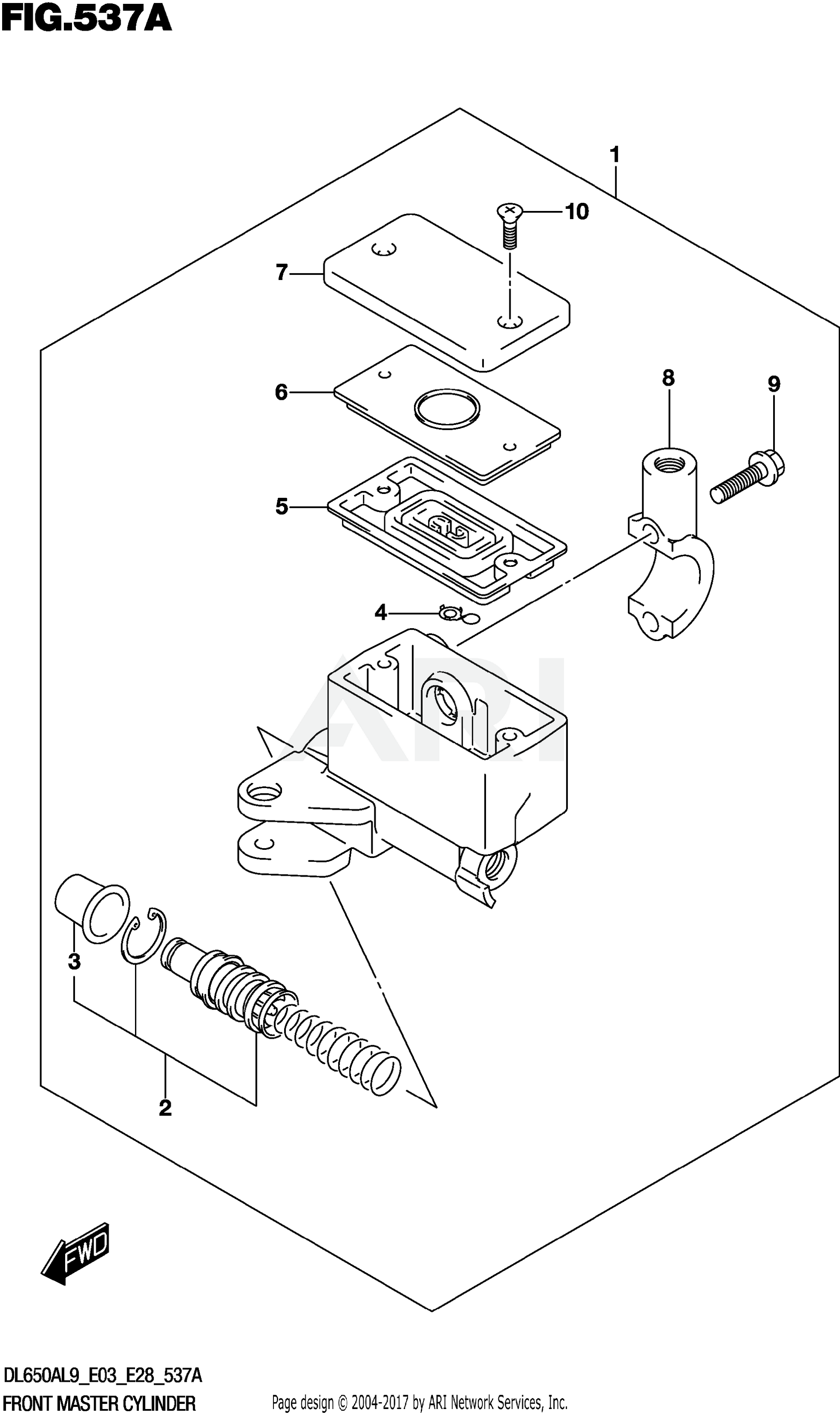 FRONT MASTER CYLINDER